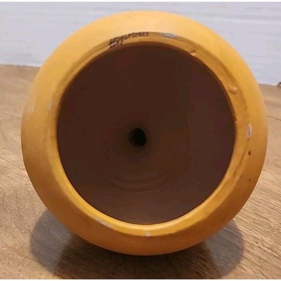 Peruvian Clay Roly Poly Mary & Joseph Figurines Set Of 2 - 5" Tall 4" Wide Each - Picture 7 of 13